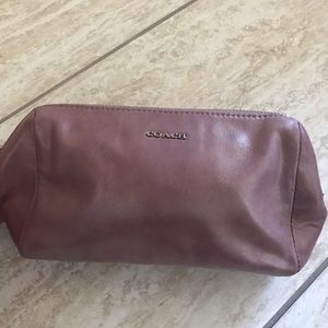 Coach Metallic Pink Clutch/Wristlet